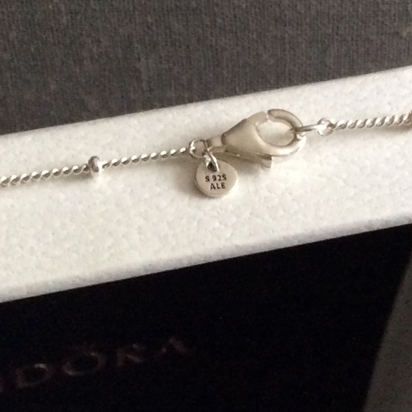 Brand new Pandora double heart Princess necklace - Picture 2 of 6